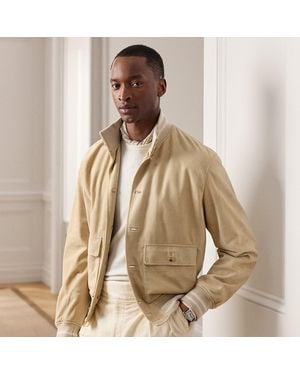 Ralph Lauren Suede Jacket - Natural