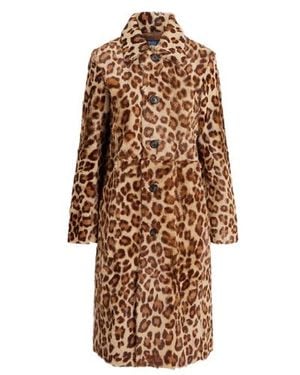 Polo Ralph Lauren Trench in cavallino leopardato - Marrone