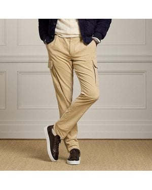 Ralph Lauren Hand-Tailored Corduroy Cargo Trousers - Natural