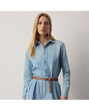 Ralph Lauren Callie Cotton Denim Shirt - Blue