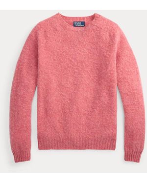 Polo Ralph Lauren Wollpullover Mit Rundhalsausschnitt - Pink