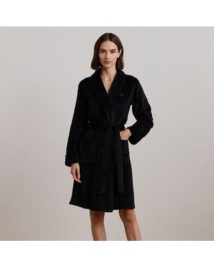 Ralph Lauren Vestaglia con motivo Aran - Nero