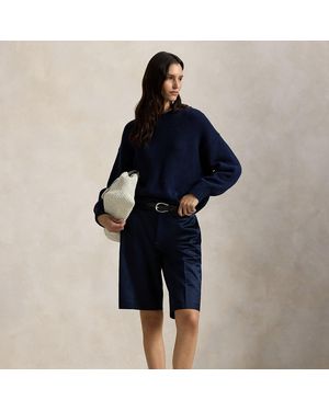 Polo Ralph Lauren Satin Long Short - Blue