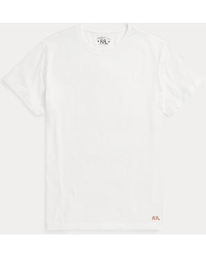RRL Jersey Crewneck T-Shirt - White