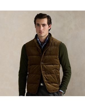 Polo Ralph Lauren The Wynton Corduroy Gilet - Green