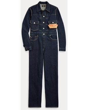 RRL Indigo Denim Coverall - Blue