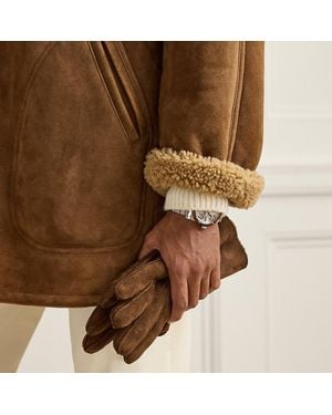 Ralph Lauren Handschuhe Aus Lammfell - Braun