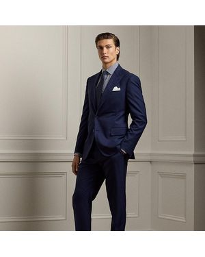 Ralph Lauren Handgeschneiderter Anzug Gregory - Blau