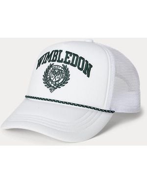 Polo Ralph Lauren Wimbledon Trucker Cap - White