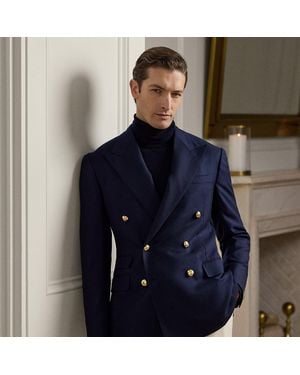 Ralph Lauren Kent Handmade Cashmere Blazer - Blue