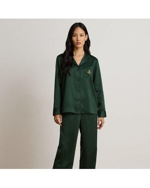 Ralph Lauren Satijnen Slaapset - Groen