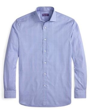 Ralph Lauren Camicia in twill principe di Galles - Blu