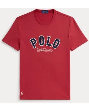 Polo Ralph Lauren T-Shirt À Logo Western Custom Slim Fit - Rouge