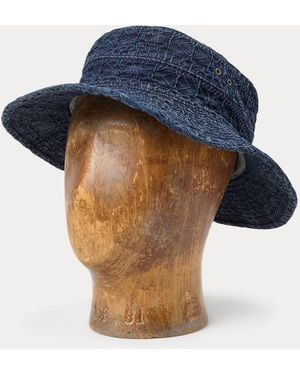 Ralph Lauren Jacquard Bucket Hat - Blue
