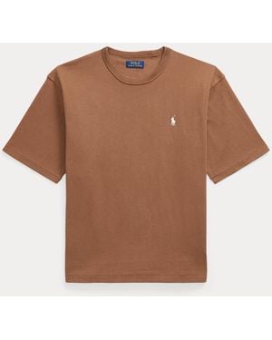 Polo Ralph Lauren Relaxed Fit Jersey Crewneck T-Shirt - Brown
