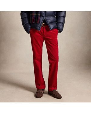 Polo Ralph Lauren Bedford Straight Fit Corduroy Trousers - Red