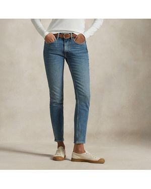 Ralph Lauren Mid-Rise Super-Slim Jean - Blue