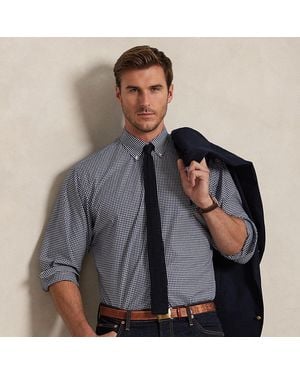 Polo Ralph Lauren Ralph Lauren Gingham Stretch Poplin Shirt - Gray