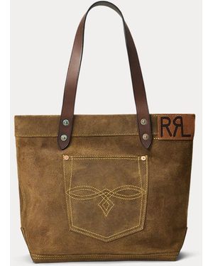 RRL Limited-Edition Suede Tote - Brown