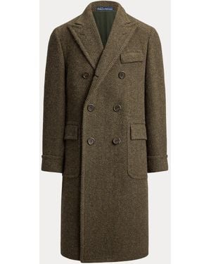 Polo Ralph Lauren The Herringbone Tweed Polo Coat - Green