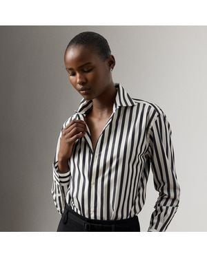 Ralph Lauren Capri Relaxed Fit Striped Cotton Shirt - Multicolor