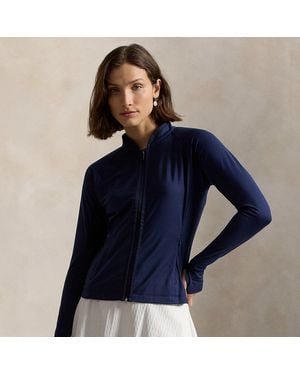 Ralph Lauren Stretch Jersey Zip Jacket - Blue