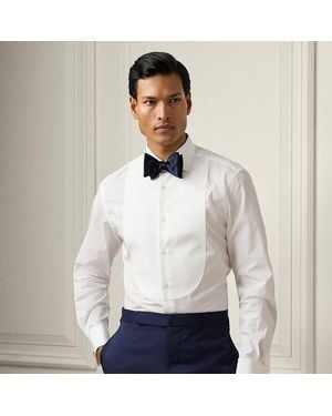 Ralph Lauren Poplin Tuxedo Shirt - Black
