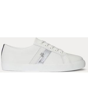 Ralph Lauren Sneaker Janson Ii Mit Metallic-Besatz - Weiß