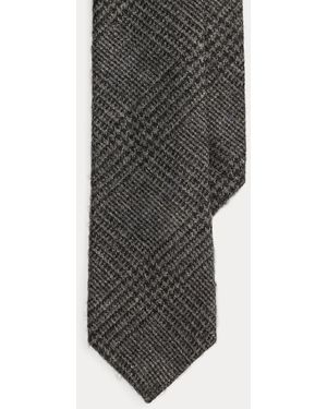 Ralph Lauren Ralph Lauren Glen Plaid Camel-Hair Tie - Grey