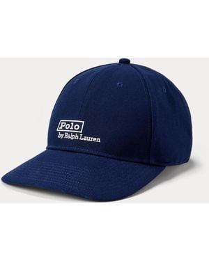 Ralph Lauren Logo Twill Ball Cap - Blue