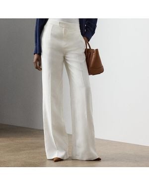 Ralph Lauren Dean Linen Pant - White