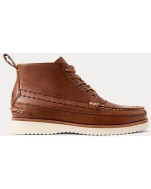Ralph Lauren Ranger Leather Workboot - Brown
