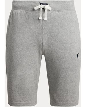 Polo Ralph Lauren Pantalón De Pijama De Punto De Algodón - Gris
