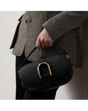 Ralph Lauren Ralph Lauren Welington Calfskin Shoulder Bag - Black