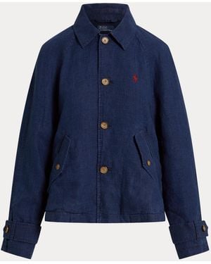 Polo Ralph Lauren Délavé Linen Jacket - Blue
