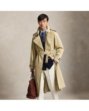 Polo Ralph Lauren Lightweight Twill Trench Coat - Natural