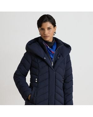 Ralph Lauren Doorgestikt Jack Met Capuchon - Blauw