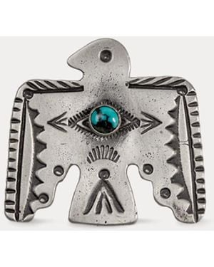 Ralph Lauren Rl X Neil Zarama Thunderbird Pin - White