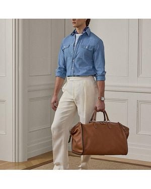 Ralph Lauren Calfskin Duffel - Blue