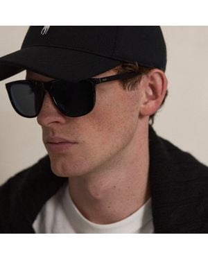 Polo Ralph Lauren Performance Play Mirrored Sunglasses - Black