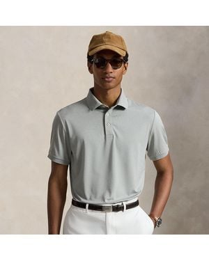 Ralph Lauren Tailored Fit Performance Polo Shirt - Grey