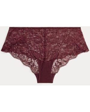 Ralph Lauren Slip hipster in pizzo - Viola