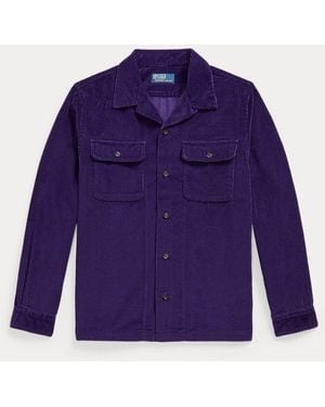 Polo Ralph Lauren Classic Fit Corduroy Camp Shirt - Purple