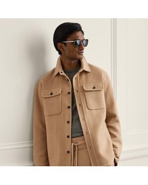 Ralph Lauren Calloway Kasjmier Overhemdjack - Naturel