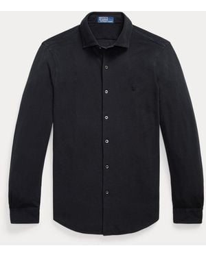 Polo Ralph Lauren Vederlicht Mesh Overhemd - Blauw