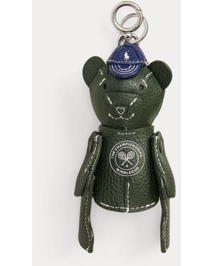 Polo Ralph Lauren Ralph Lauren Wimbledon Polo Bear Leather Bag Charm - Green
