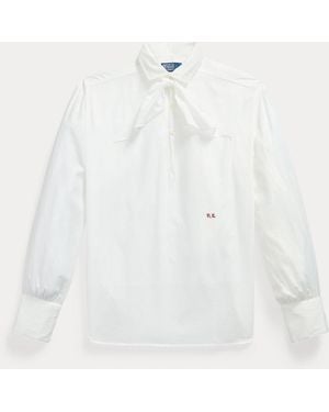 Polo Ralph Lauren Camisa Con Pañuelo Classic Fit - Blanco