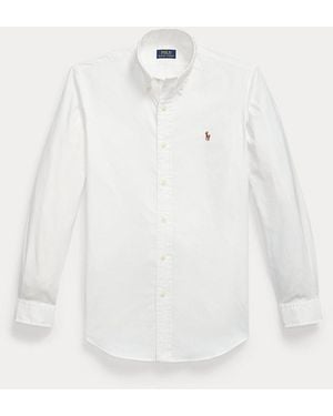 Polo Ralph Lauren Custom Fit Stretch Oxford Shirt - White