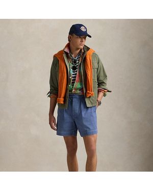 Ralph Lauren Short Relaxed Fit En Sergé 17,8 Cm - Bleu