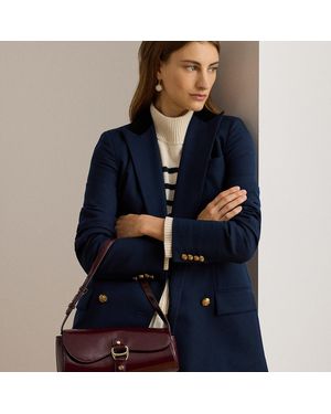 Ralph Lauren Ralph Lauren Patent Medium Tasha East-West Bag - Blue